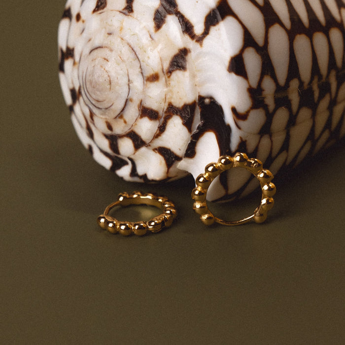 Beaded Hoops