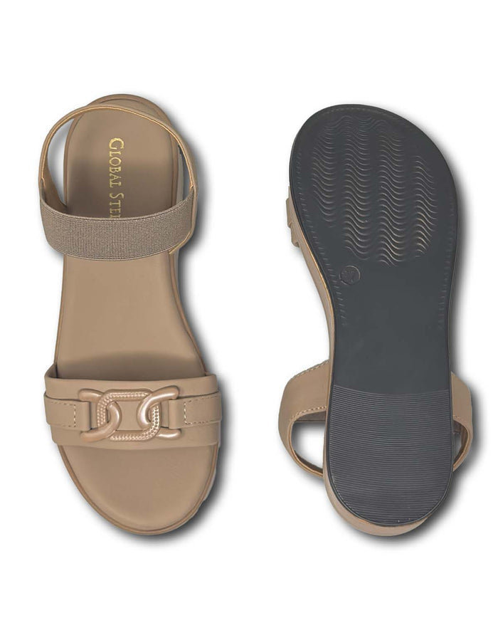 Beige Platform Wedges – view 5