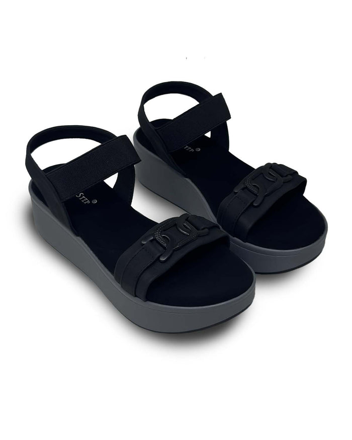Black Platform Wedges – view 2