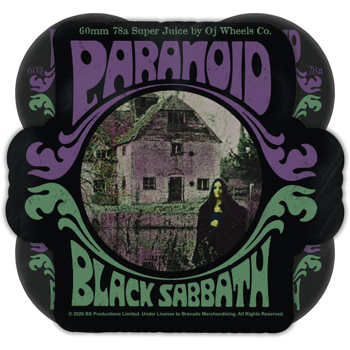 Black Sabbath Paranoid Super Juice 78A - 60MM
