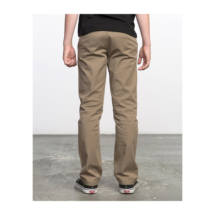 Boys Weekday Stretch Straight Pant - Dark Khaki