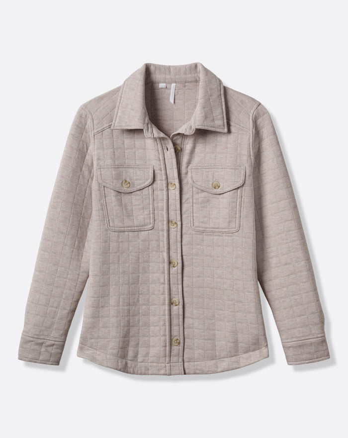 Cloud Coastal Quilted Shacket