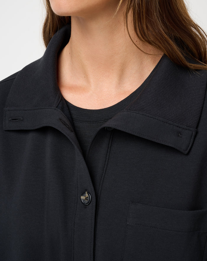 Cloud Fleece Button Down Shacket
