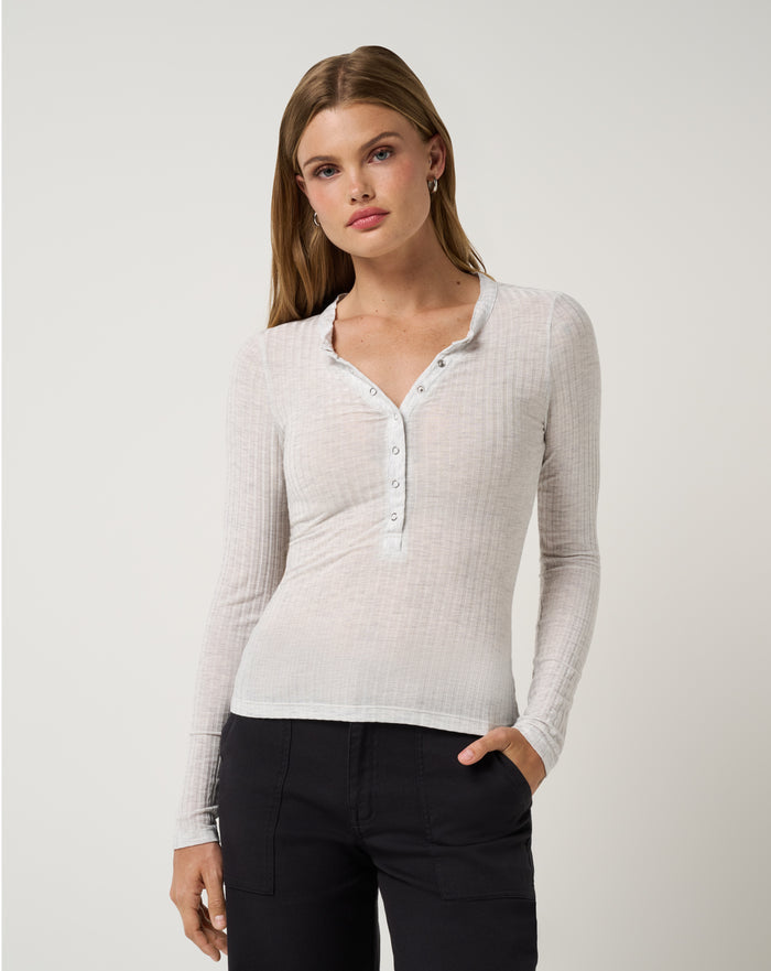 Cloud Modal Rib Henley