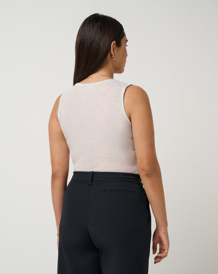 Cloud Modal Rib U-Neck Tank