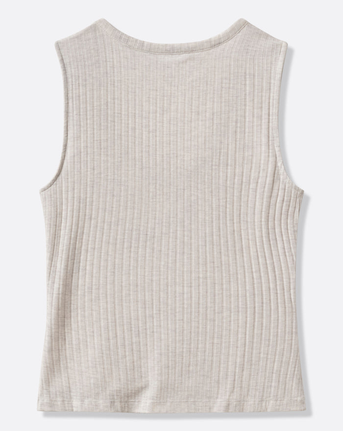 Cloud Modal Rib U-Neck Tank
