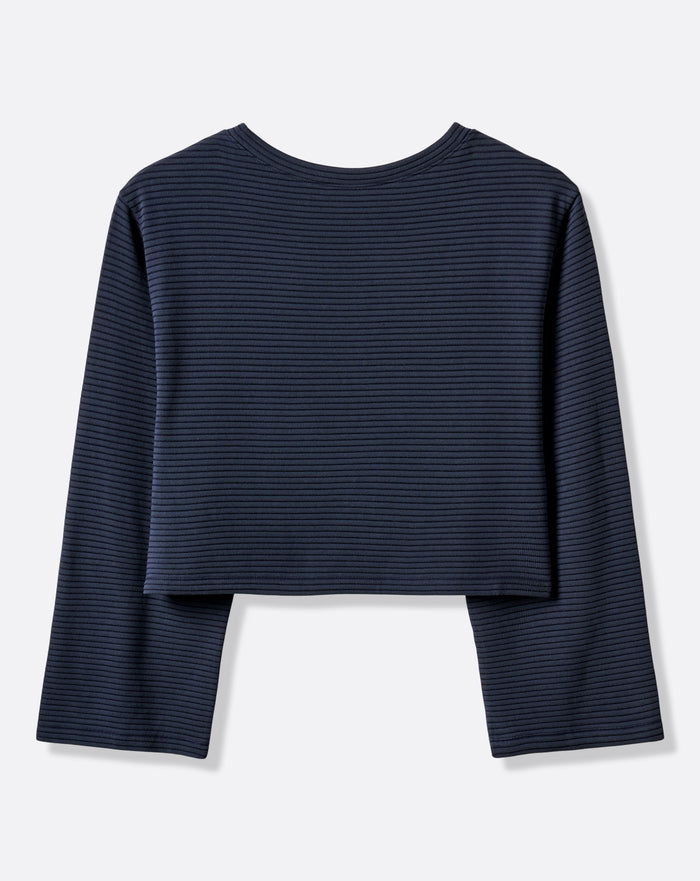Coastal Rib Long Sleeve Top