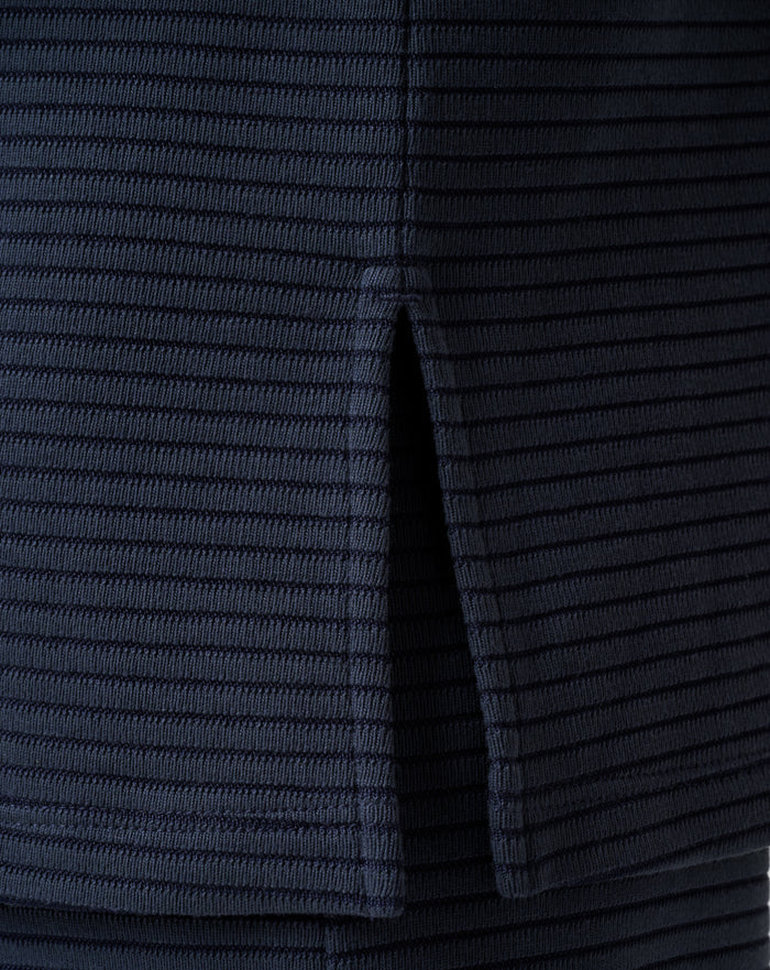 Coastal Rib Mock Neck Top