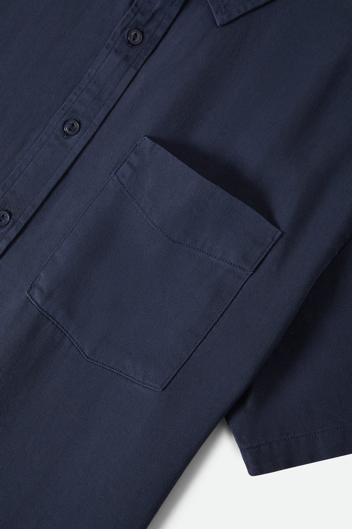 Cooling Comfort S/S Woven - Midnight Navy
