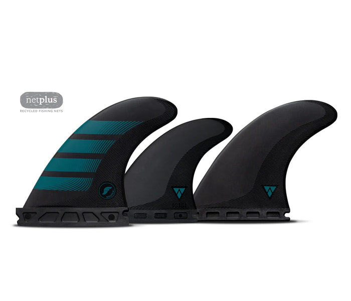 F4 Alpha 5-Fin - Carbon/Aqua