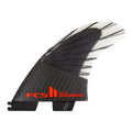 FCS II Accelerator PC Carbon Medium Black/Red Tri Retail Fins