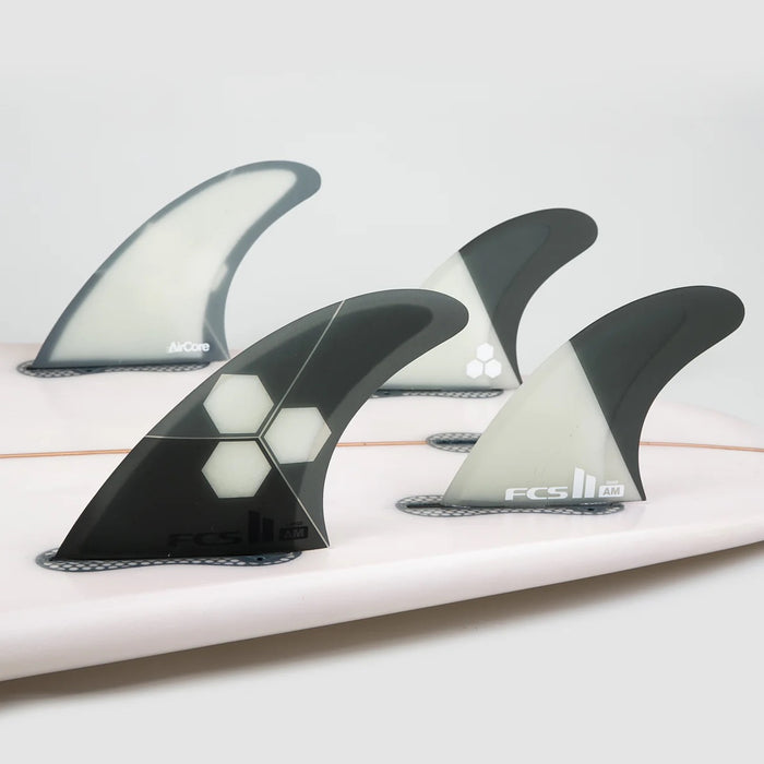 FCS II AM PC Medium Grey Tri-Quad Retail Fins