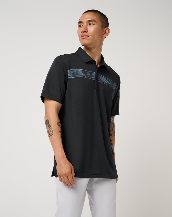 Featherweight Chest Stripe Polo