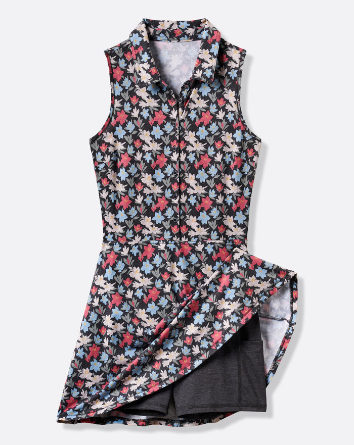 Featherweight Course Time Polo Dress