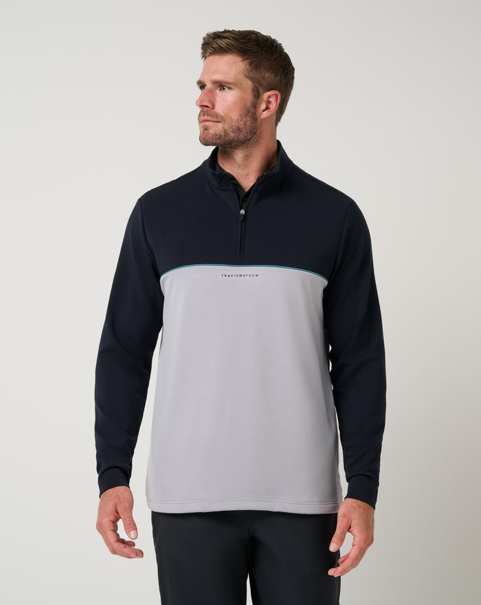 Fibercloud Color Block Quarter Zip