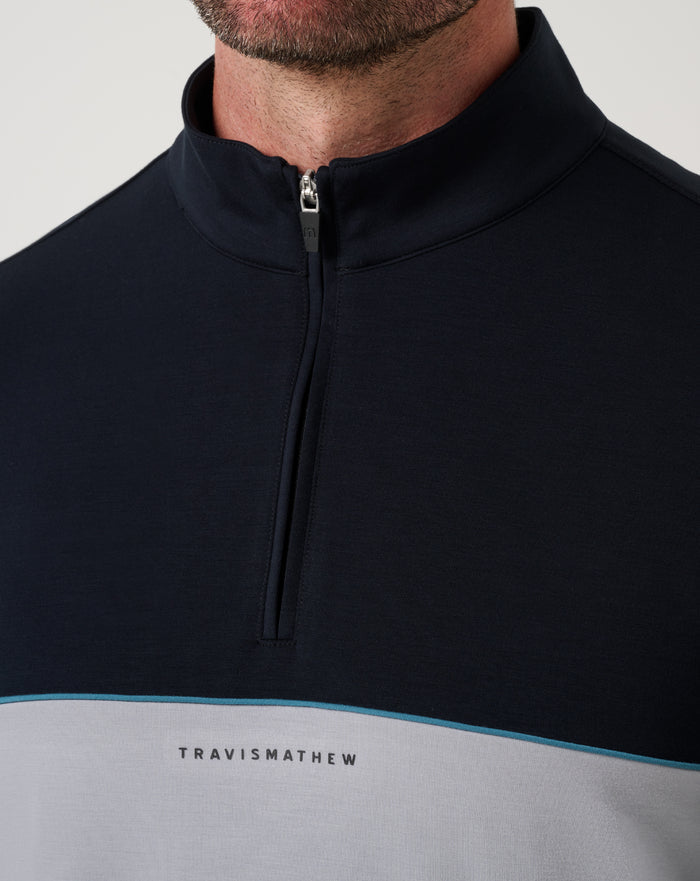 Fibercloud Color Block Quarter Zip