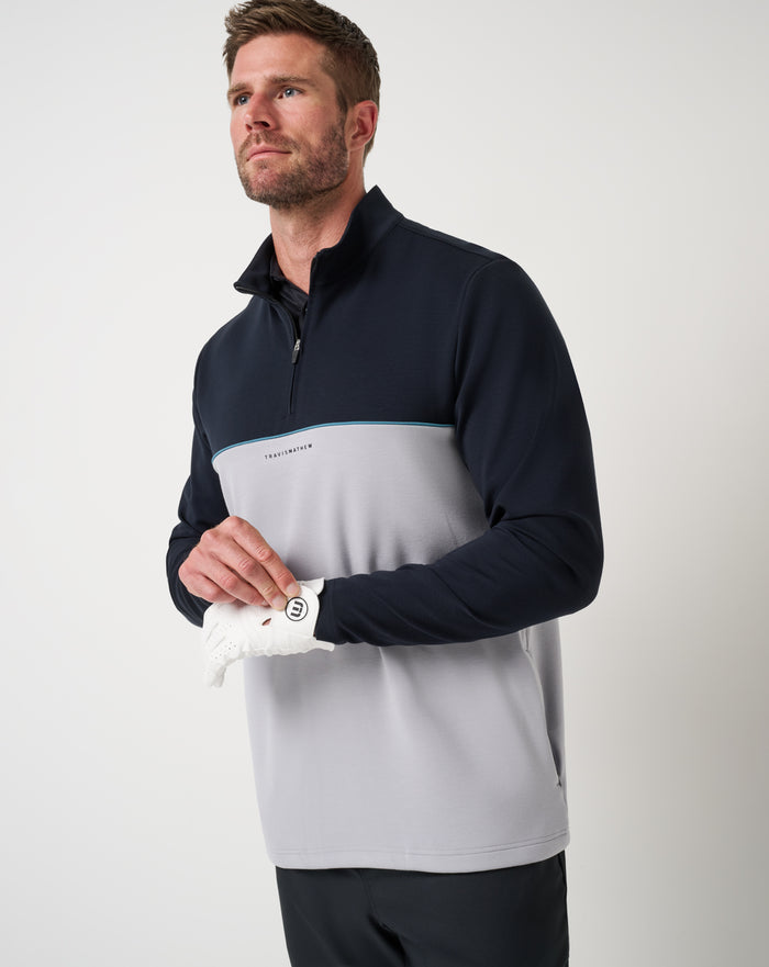 Fibercloud Color Block Quarter Zip
