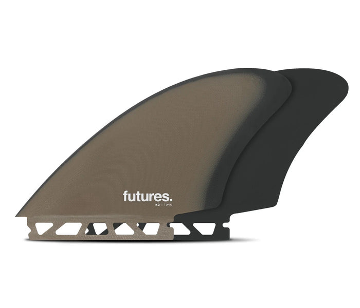FK2 Fiberglass Keel Twin Fins (Small)