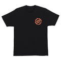 Flame Ringed Dot S/S Tee -Black
