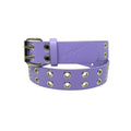 Grommet Hole Belt- Purple