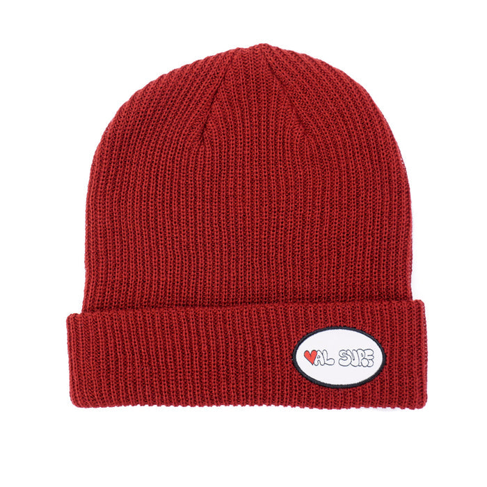 Heart Logo Beanie - Crimson