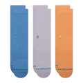 Icon Crew Socks 3 Pack, Capriblue
