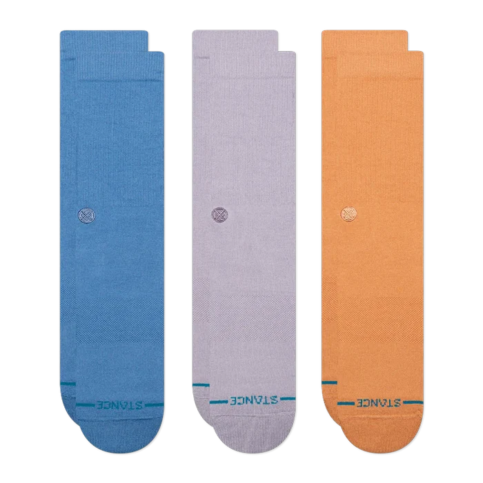 Icon Crew Socks 3 Pack, Capriblue