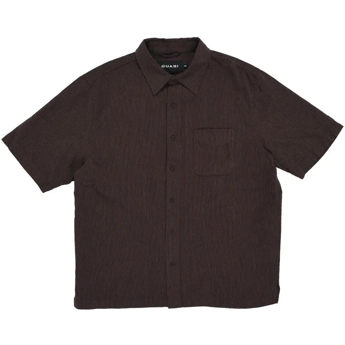 Kalvin S/S Button Down -Brown
