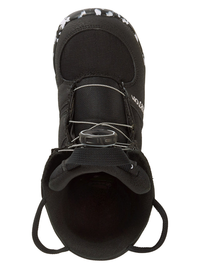 Kids' Grom BOA® Snowboard Boots, Black