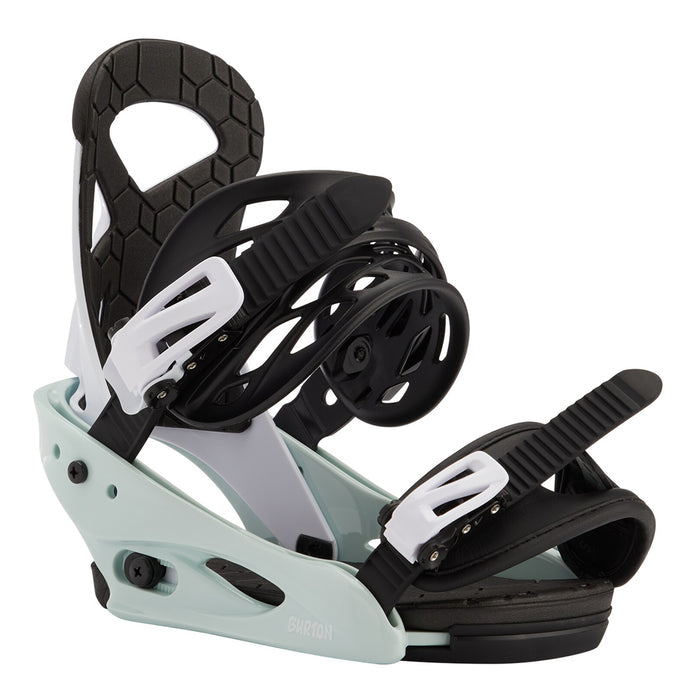 Kids' Smalls Re:Flex Snowboard Bindings, Neo-Mint/White