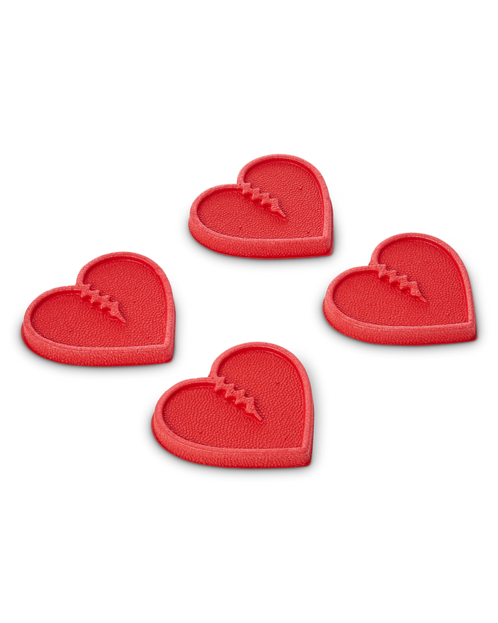 Mini Hearts - Red