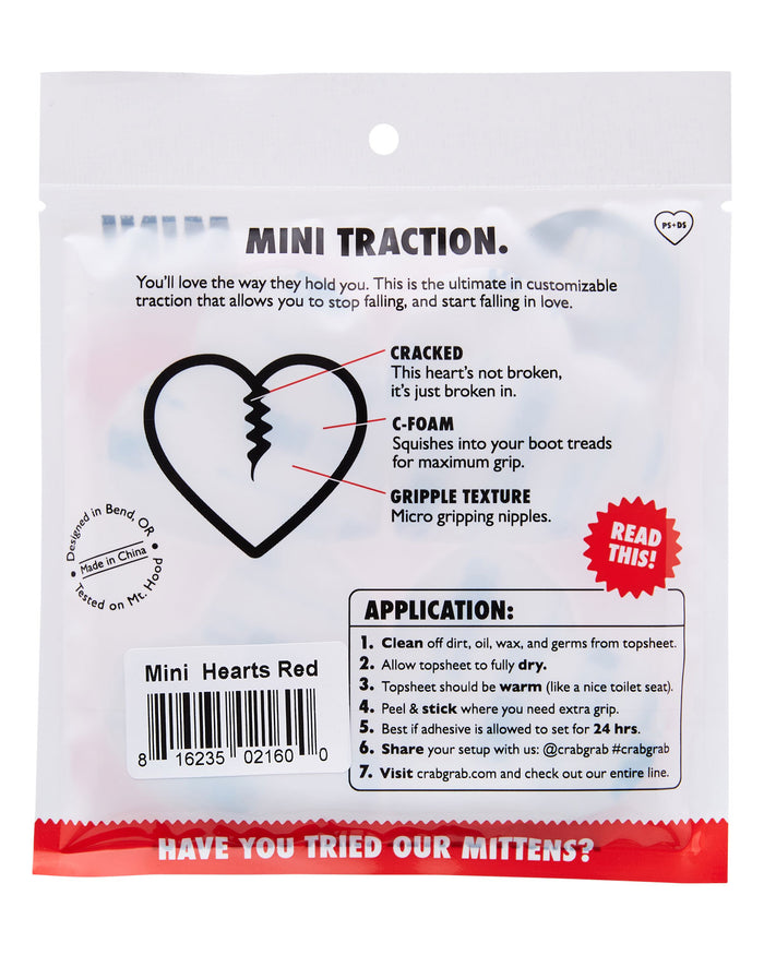 Mini Hearts - Red