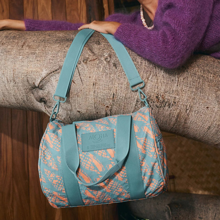 Miter Lineup Stubby Duffle - Nectarine/Tide