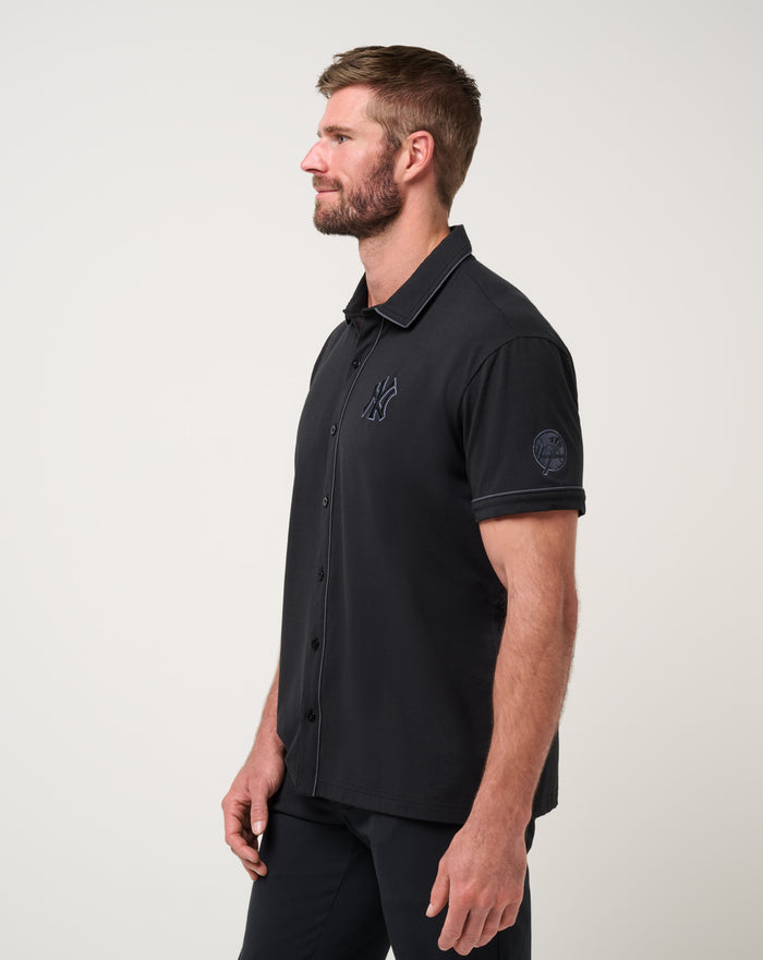 New York Yankees On The Field Button-Up