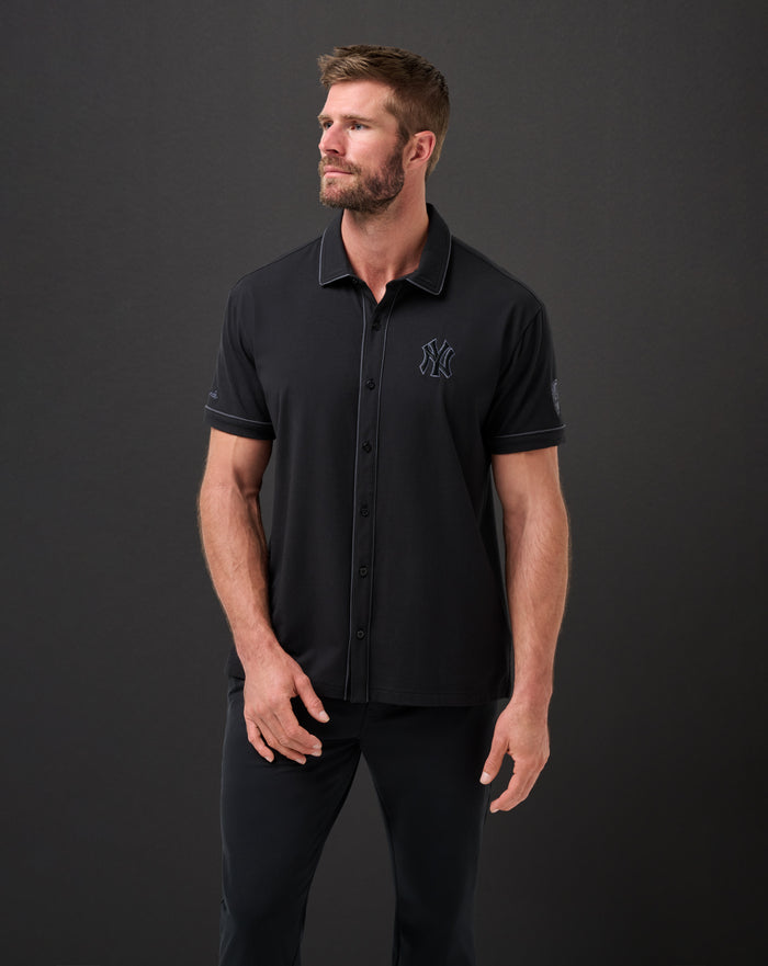 New York Yankees On The Field Button-Up