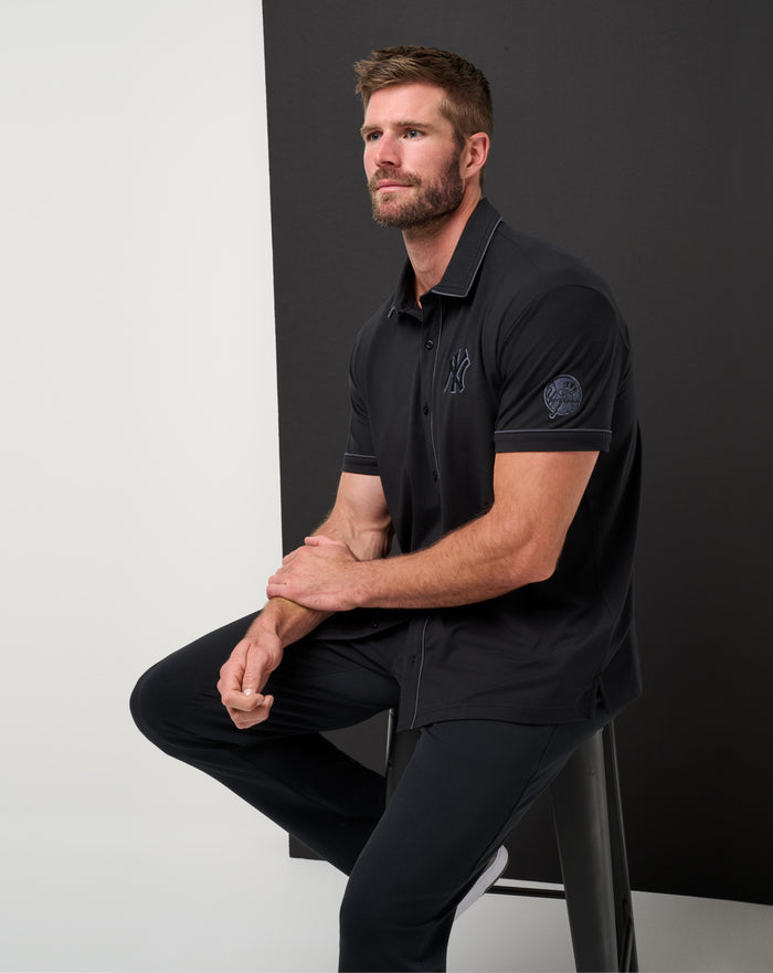 New York Yankees On The Field Button-Up