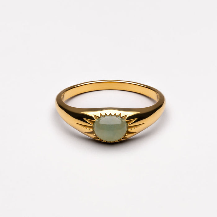 Green Gold Ring