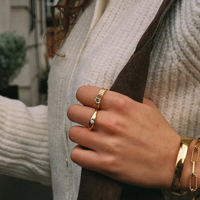 Subtle Opal Ring
