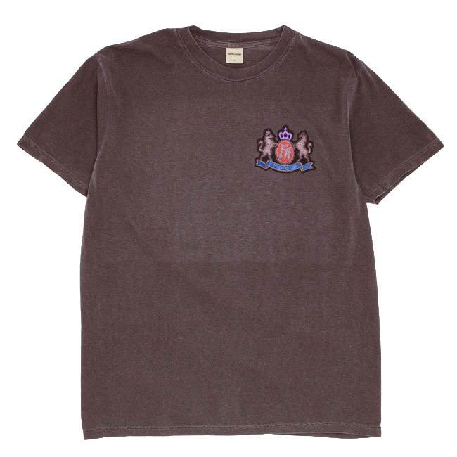 Printed Crest S/S Tee - Pepper