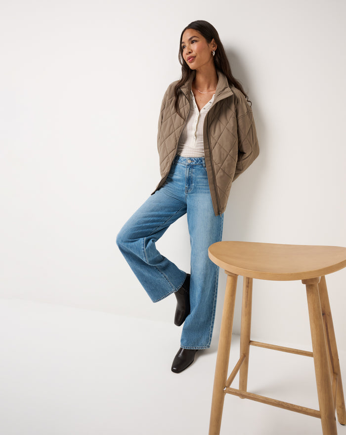 Quilted Easy Puffer Jacket