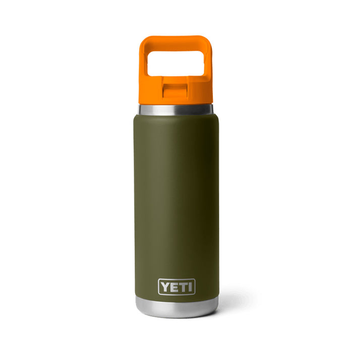 Rambler 26oz C Straw Bottle - Olive/King Crab Orange