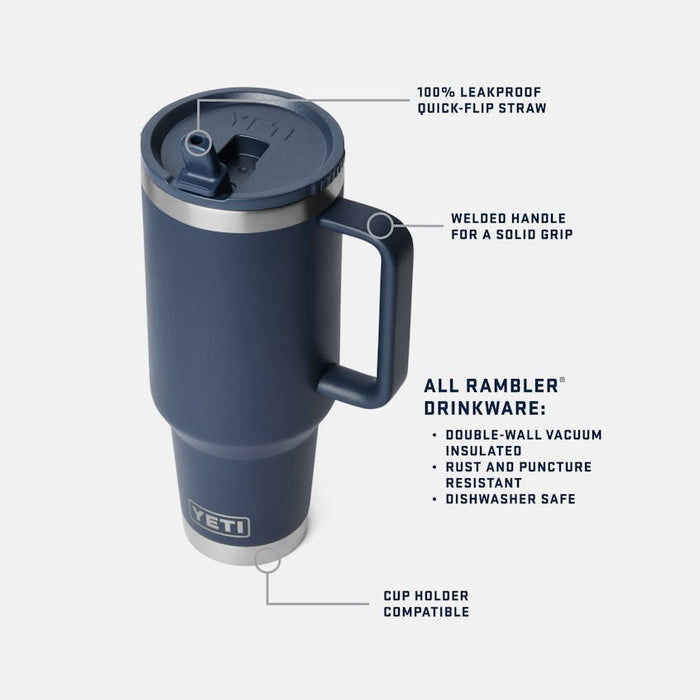 Rambler 40oz Travel STR Mug - Cape Taupe