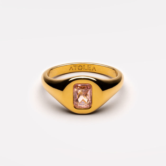 Pink Stone Ring