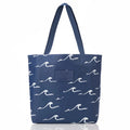 Seaside Reversible Tote - White/Navy