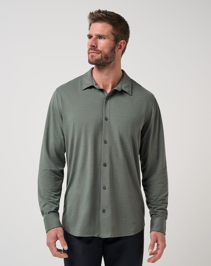 The Heater Long Sleeve Button-Up