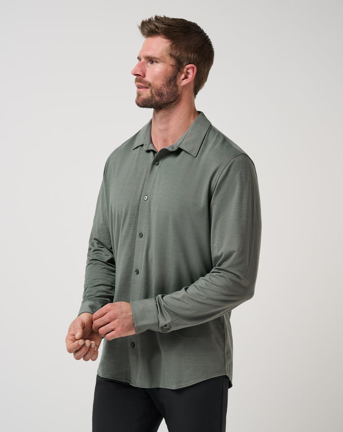 The Heater Long Sleeve Button-Up