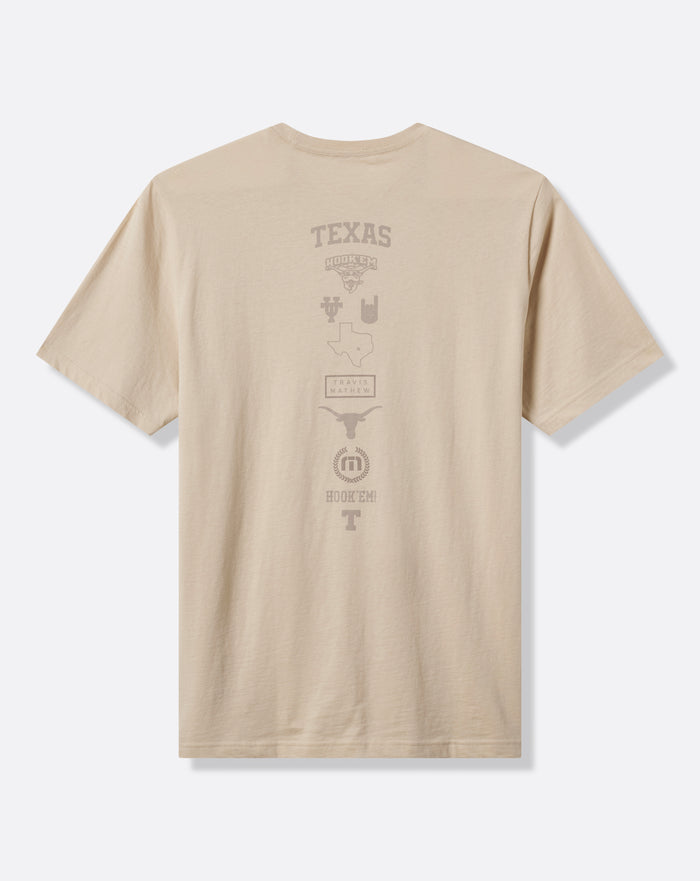 UT Texas College Crew Tee