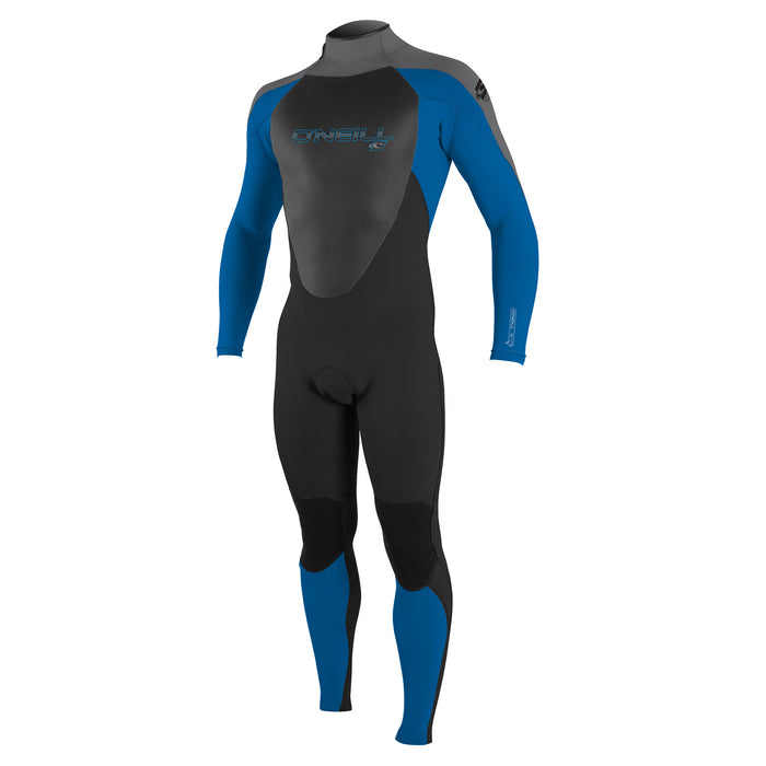Youth Epic 3/2mm Back Zip Full Wetsuit, Blk/Ocean/Smoke