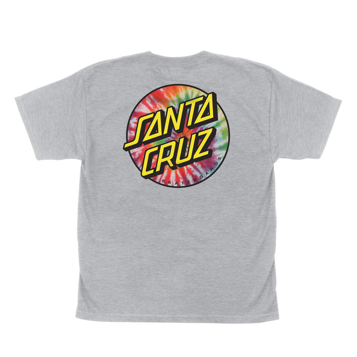 Youth Tie Dye Dot S/S Tee - Sport Grey